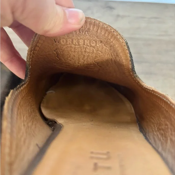 Women’s Bed Stu Brenda Black Leather Mules - Picture 7 of 9